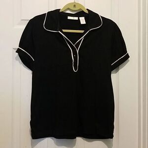 Preswick & Moore black white top Sz XL